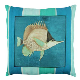 Aberto Design Cojín Multicolor de 43 x 43 cm